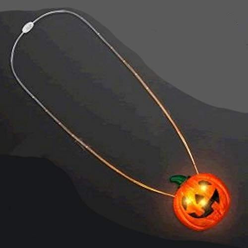 blinkee LED Happy Jack O Lantern Necklace by