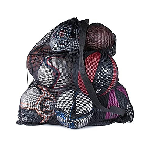 Pool Storage Mesh Bag Waterproof Equipment Duffel Bag Heavy Duty Large Pool Storage Mesh Bag Toys Floats Balls Organizer For Beach Sports Ball Bag Drawstring Mesh With Shoulder Strap