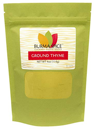 Ground Thyme | Aromatic Herb | Savory Seasoning | Perfect for Italian and Mediterranean Dishes -4oz.-