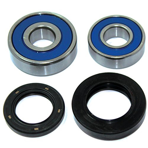 Rear Wheel Ball Bearings  and  Seals Kit Compatible with Yamaha 175 Ty175 250 Ty250 350 Ty350