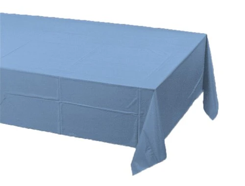 Creative Converting Plastic Banquet Table Cover, Periwinkle