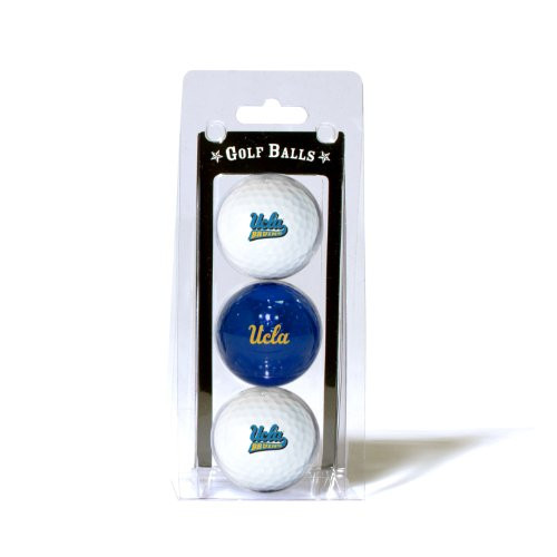 Team Golf NCAA UCLA Bruins Regulation Size Golf Balls, 3 Pack, Full Color Durable Team Imprint