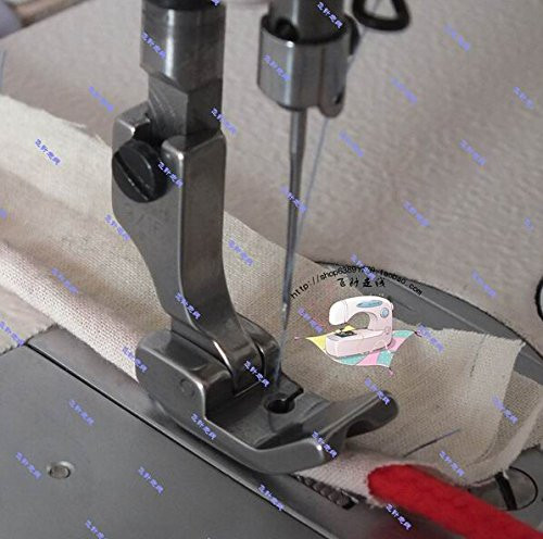 ShineBear Industrial Sewing Machine Parts Presser P69LH 1/8, Flat car Sewing Machine Presser Foot Rope 3mm Steel Inserts