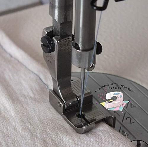ShineBear Industrial Sewing Machine Parts Sewing Machine Presser Foot 12463HR 1/4 Flat car Presser Foot Steel Wall