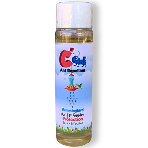 cANT Ant Repellant for Hummingbird Feeders | Oriole and Hummingbird Nectar Ant Guard | All Natural Ant Defender for Nectar | Ant Moat Not Needed