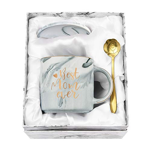 Best Mom Ever Coffee Mug Mom Mother Gifts Novelty Gifts for Mom from Daughter Son Women Mom Gifts for Mom Mother Marble Mug with Exquisite Box Spoon 12 Oz Gray Best Mom Ever Coffee Mug Mom Mother Gifts Novelty Gifts for Mom from Daughter Son Women Mom Gifts for Mom Mother Marble Mug with Exquisite Box Spoon 12 Oz Gray