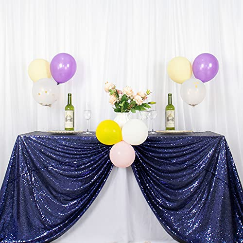 DUOBAO Square Tablecloth 50x50-Inch Navy Blue Sequin Table Cloths for Parties Small Tablecloths Linen Tablecloth Overlay Glitter Table Cover Wedding Cake Table Decor -50x50-Inch, Navy Blue- DUOBAO Square Tablecloth 50x50-Inch Navy Blue Sequin Table Cloths for Parties Small Tablecloths Linen Tablecloth Overlay Glitter Table Cover Wedding Cake Table Decor -50x50-Inch, Navy Blue-