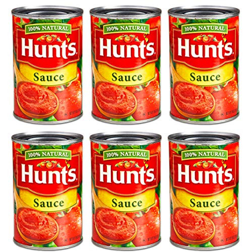 Hunt's 100 percent Natural Tomato Sauce, 15 Ounce - 6 Pack