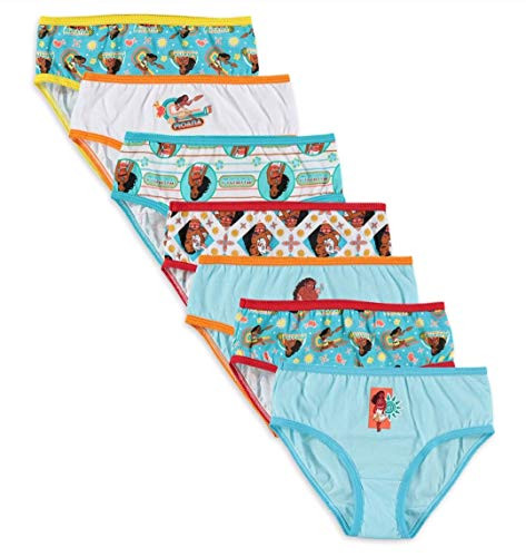 Disney Moana 7 Pack Briefs Panties - 4