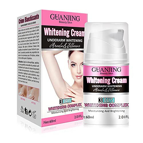 Whitening Cream, 10 Seconds Instant Whitening, Moisturizes and Effective Body Cream for Armpit, Knees, Elbows, Sensitive and Private Areas-2 Fl Oz-