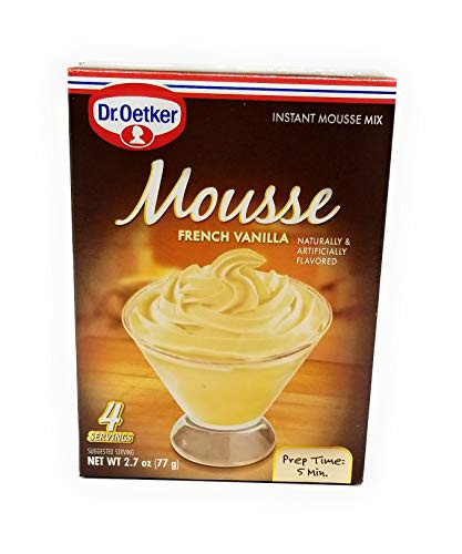 Dr Oetker French Vanilla Mousse, 2.7-Ounce -Pack of 6-