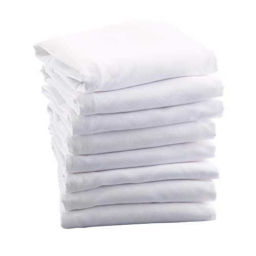 ALLERelief 8 Pack 100% Microfiber Zippered Pillow Protectors. Allergy Control, Hypoallergenic Dust Mite & Bed Bug Resistant Anti-Microbial Zippered Pillow Covers. (Standard)