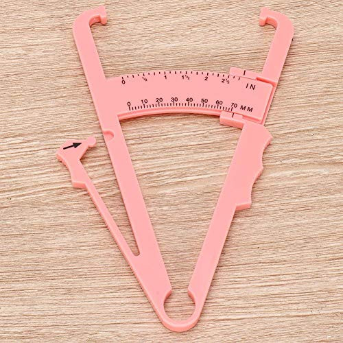 Fat Caliper,2pcs Portable Body Fat Monitors Easy Body Fat Tester For Men and Women Accurately Measuring Caliper