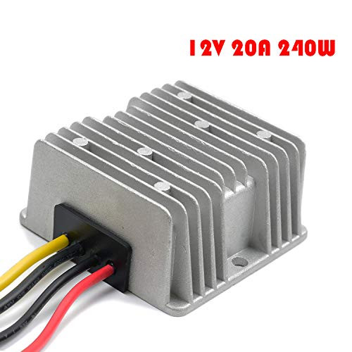 MGGi DC/DC Converter Regulator 36V 48V Step Down to 12V 20A 240W, Power Supply Module Buck Transformer, Waterproof Voltage Reducer, for Golf Cart, forklifts, Car MGGi DC/DC Converter Regulator 36V 48V Step Down to 12V 20A 240W, Power Supply Module Buck Transformer, Waterproof Voltage Reducer, for Golf Cart, forklifts, Car