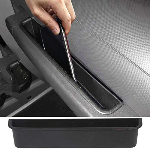 YOCTM Passenger Storage Tray Organizer Box for 2007 2008 2009 2010 Jeep Wrangler Sport Sports Sahara Freedom Rubicon X Unlimited Black
