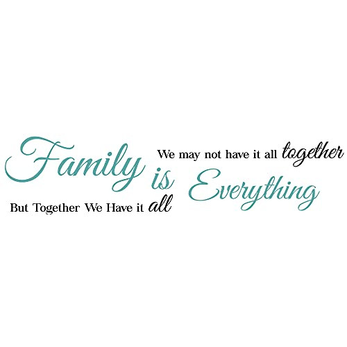 Inspirational Quotes Vinyl Wall Stickers We May Not Have It All Together but Together We Have It All, Modern Living Room Bedroom Sweet Home Decor -39"x10.6''- Inspirational Quotes Vinyl Wall Stickers We May Not Have It All Together but Together We Have It All, Modern Living Room Bedroom Sweet Home Decor -39"x10.6''-