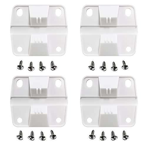 RO6G Cooler Replacement Plastic Hinges with Screws Set for Coleman Cooler - 4 Pack