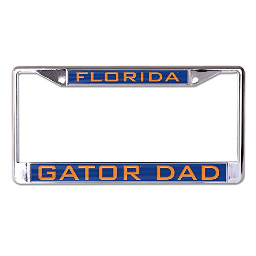 WinCraft Florida, University of Florida Gator Dad Blue L3640887 Inlaid Metal LIC Plate Frame WinCraft Florida, University of Florida Gator Dad Blue L3640887 Inlaid Metal LIC Plate Frame