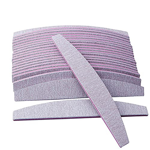 25 Pcs Nail Files 100/180 Grits Nail Buffering Files Doubled Sides Nail Styling Tools Emery Boards Coarse Nail File Manicure Tools