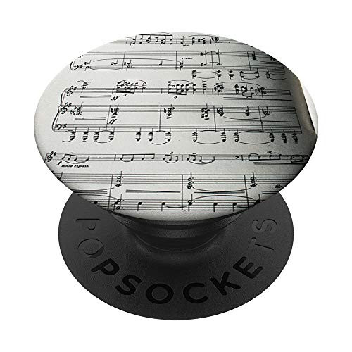 Musician Gift Idea Sheet Music Pianist Piano Violin Gift PopSockets Grip and Stand for Phones and Tablets