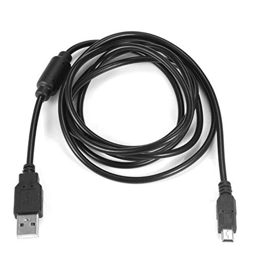 Lysee Data Cables - For Playstation3 PS3 Wireless Controllers 1.8 m USB Charge Cable with Magnetic Ring - -Cable Length: 1.8m-