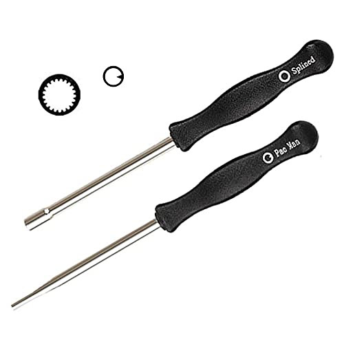 HUZTL Carburetor Adjustment Tool -21-Teeth Splined  plus Small Head Pac Man- Carburator Adjusting Kit for 2-Cycle Small Engine Poulan Husqvarna Stihl Homelite Weed Eater Craftman Echo Trimmer Blower