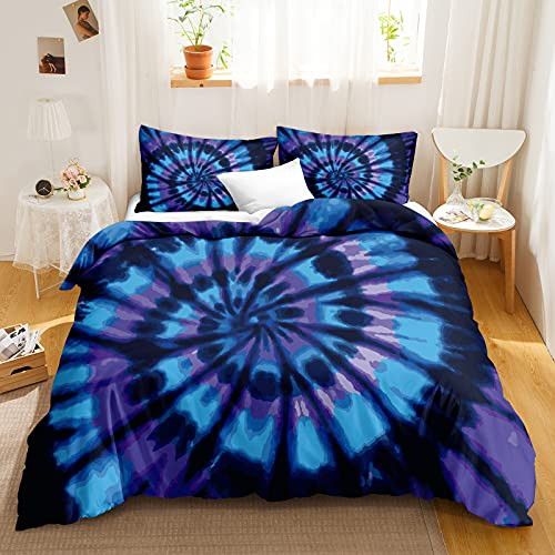 purple tie dye duvet cover