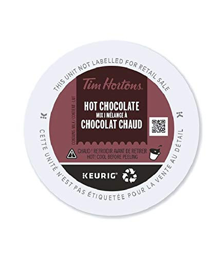 Tim Hortons Hot Chocolate, Single Serve Keurig Certified K-Cup Pods for Keurig Brewers, 10 Count