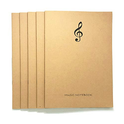 5 pcs Blank Sheet Music: Music Manuscript Paper/Staff Paper/Musicians Notebook 5 pcs Blank Sheet Music: Music Manuscript Paper/Staff Paper/Musicians Notebook
