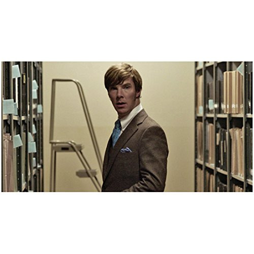 Benedict Cumberbatch in Hall of Files Looking Surprised 8 x 10 Photo Benedict Cumberbatch in Hall of Files Looking Surprised 8 x 10 Photo