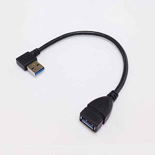 Lysee Data Cables - 1PC Portable USB Extension Cable PC Laptop Data Male To Female USB 3.0 SuperSpeed High Speed Up Down Stable Fast Transmission - -Color: left, Cable Length: 0.2m-