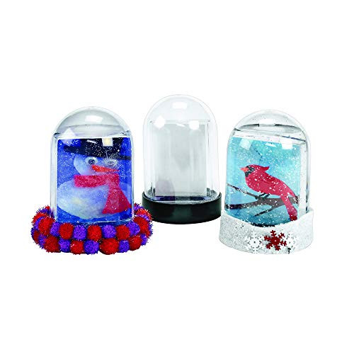 Colorations Create Your Own Snow Globe - Set of 12 (Item # SNOWDOME)