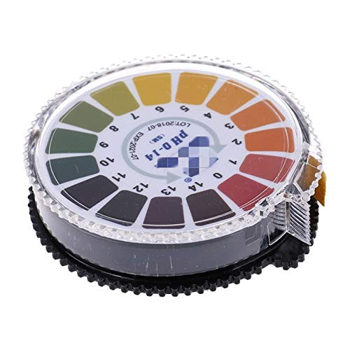 1pc 5M Universal pH Test Paper Strips Roll, 0-14 1-14 PH Meters for Water Urine Saliva Soil Litmus Accurate Measuring -Color : 0 14-