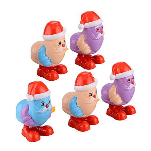 Amosfun 5pcs Christmas Wind Up Toys Penguin Santa Claus Clockwork Toys Figure Ornaments Christmas Holiday Party Supplies Favors Goodie Bag Fillers Amosfun 5pcs Christmas Wind Up Toys Penguin Santa Claus Clockwork Toys Figure Ornaments Christmas Holiday Party Supplies Favors Goodie Bag Fillers