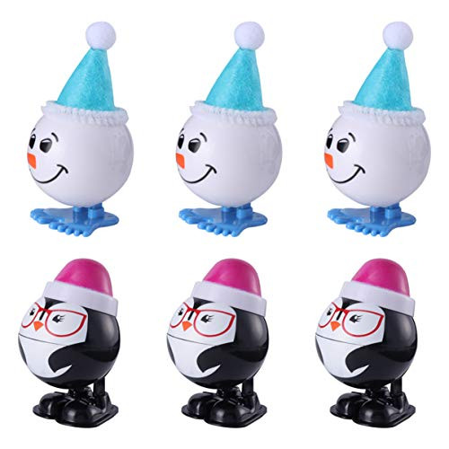 PRETYZOOM 6pcs Christmas Clockwork Toy Wind Up Toys Santa Walking Toys Christmas Goody Bag Filler Holiday Party Favor for Kids Toddlers PRETYZOOM 6pcs Christmas Clockwork Toy Wind Up Toys Santa Walking Toys Christmas Goody Bag Filler Holiday Party Favor for Kids Toddlers