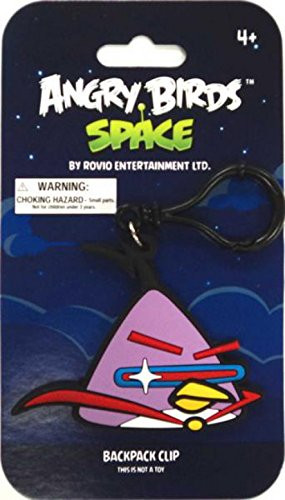 Commonwealth Toys Angry Birds Space Lazer Bird PVC Backpack Clip