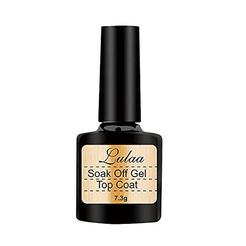 Gel Nail Polish Shiny Top Coat Top Coat Sealer - Ultra High Gloss and thick finishing top coat for long lasting manicure