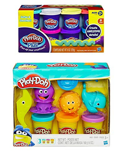PD Play Doh Ocean Tools Playset + Play Doh Plus Compound Bundle PD Play Doh Ocean Tools Playset + Play Doh Plus Compound Bundle