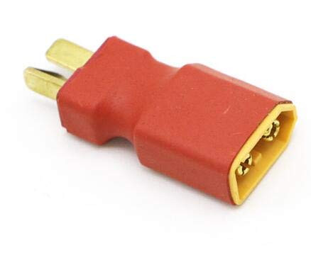 Parts  and  Accessories 1pcs T Male Plug to XT60 Male/T Female Plug to XT60 Female Adapter for RC Helicopter Quadcopter LiPo Battery Plug Connector - -Color: T Male to XT60 Femal-