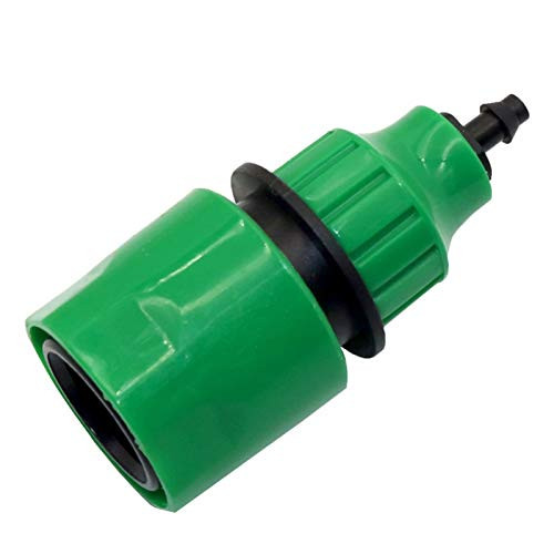 Xihe Garden Irrigation Sprinklers 2 Pieces of Quick Connect Adapter Drip Irrigation Tape for Irrigation Hose Connector with 1/4 Inch Barbed Garden Irrigation Garden Tool -Diameter : 1/4''-