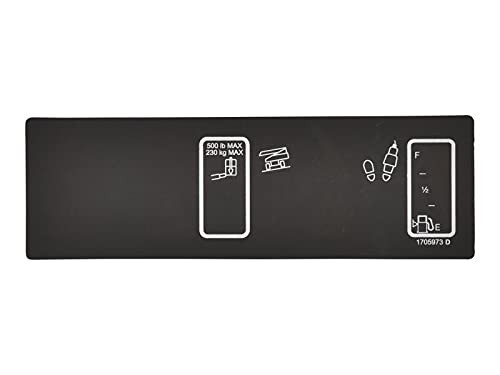 JLG OEM Part, 1705973, Decal,Platform Display 1250Aj