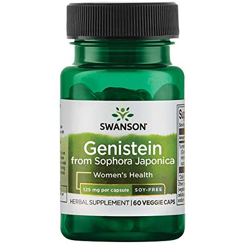 Swanson Soy-Free Genistein 125 Milligrams 60 Veg Capsules