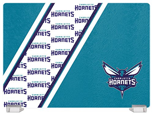 NBA Charlotte Hornets Tempered Glass Cutting Board with Display Stand