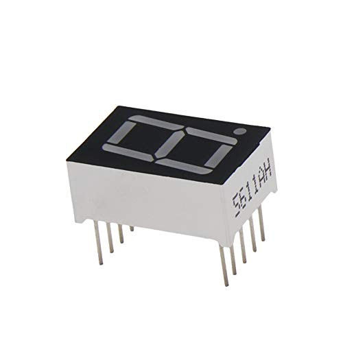 Fielect Display Digital Tube Module 1 Bit Common Cathode Red LED for Arduino MCU 10pcs