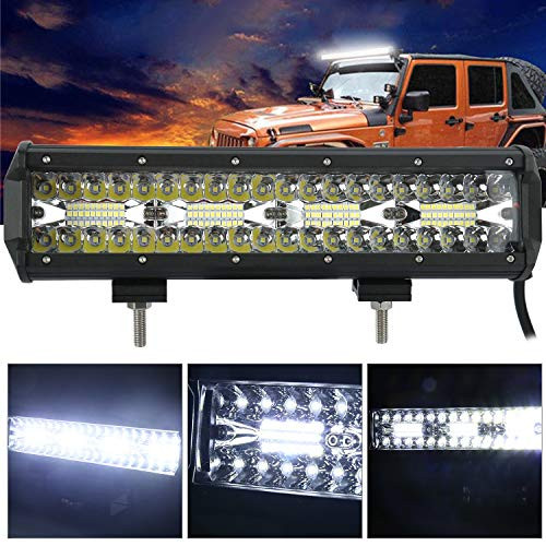 12" inch LED Light Bar Triple Row 180W Spot Flood Combo Beam Off Road Fog Light Work Lights Compatible with Truck Jeep Pickup Cabin Boat SUV Car ATV UTV Marine 12" inch LED Light Bar Triple Row 180W Spot Flood Combo Beam Off Road Fog Light Work Lights Compatible with Truck Jeep Pickup Cabin Boat SUV Car ATV UTV Marine