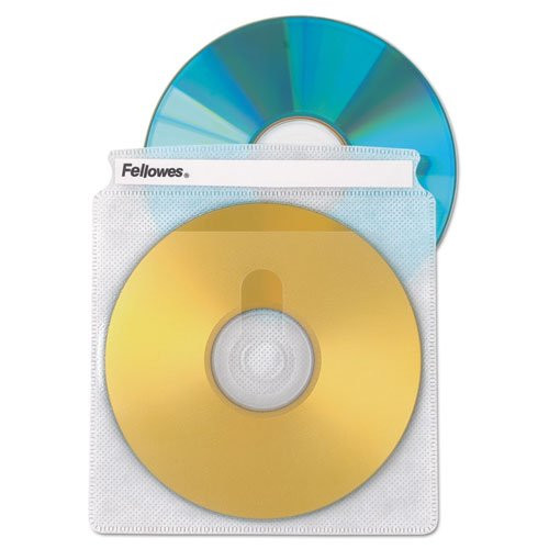 Fellowes - Two-Sided CD/DVD Sleeve Refills for Softworks File, 25/Pack 90661 -DMi PK