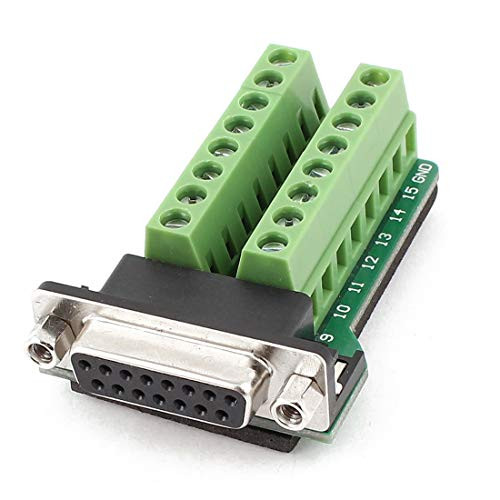 Davitu Electrical Equipments Supplies - Wholesales DB15 D-SUB VGA 15pin Female Adapter Jack Terminal Breakout PCB Board