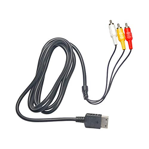 OSTENT 1.8m 6ft TV AV RCA Audio Video Cable Cord for Sega Dreamcast Console