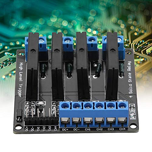 Stable Performance 5V Relay Module DC-AC 2A Solid State Relay Module, Mini Size Solid State Relay Module, for Office Home