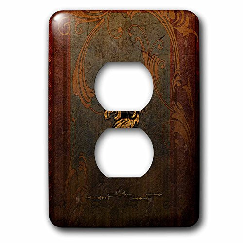 3D Rose LSP-252766-6 Amazing Dragon Made of Tribal 2 Plug Outlet Cover